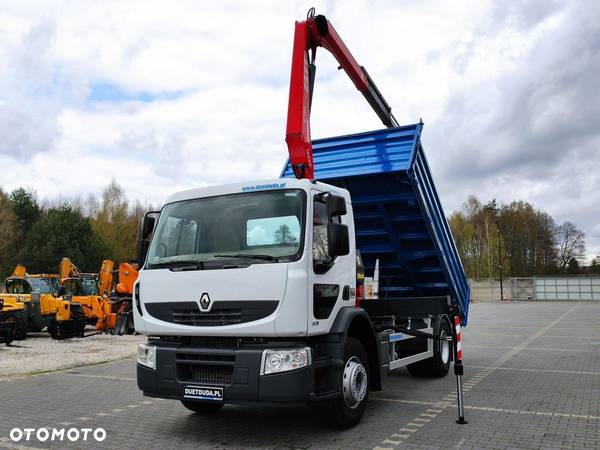 Renault PREMIUM 18.280 4x2 HDS Fassi F110+Wywrotka Ład-8220kg DMC 18ton - 29