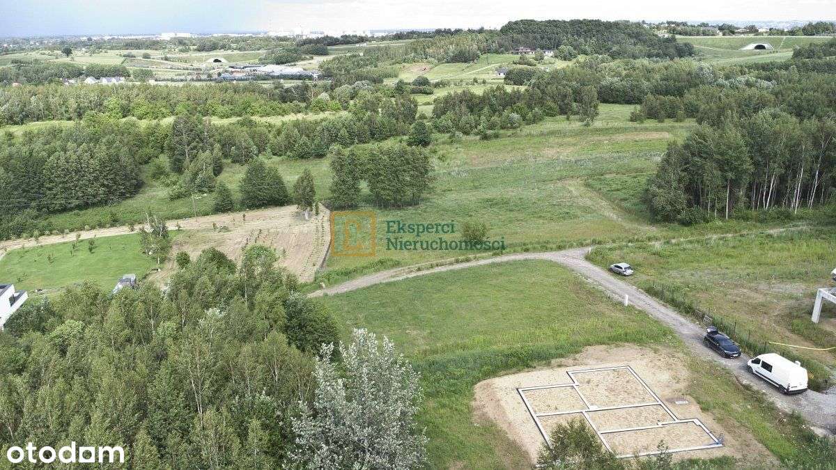 działka budowlana z fundamentem, Zielone wzgórze-12