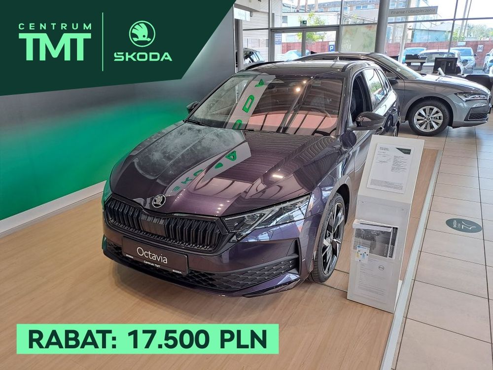 SKODA OCTAVIA 2.0 TSI 204KM DSG 4x4 SPORTLINE, dostępna od ręki