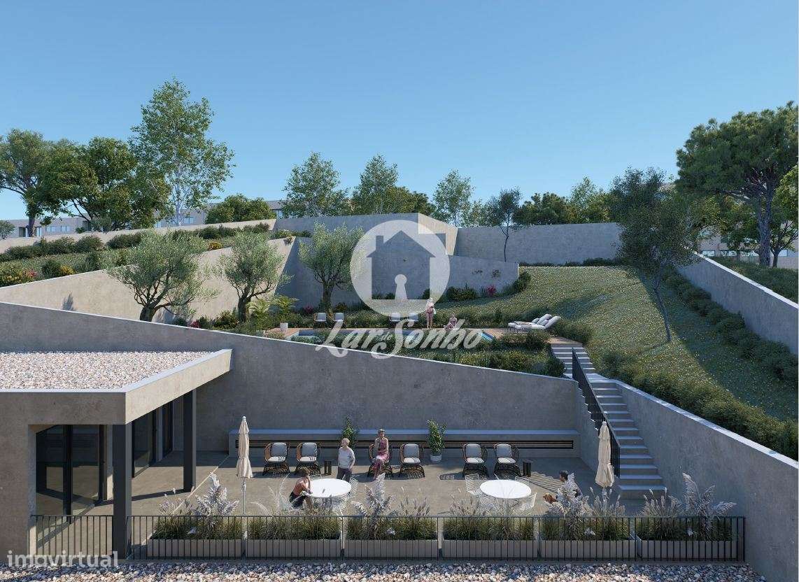 Apartamento T1 em construção, em condomínio fechado com piscina-7