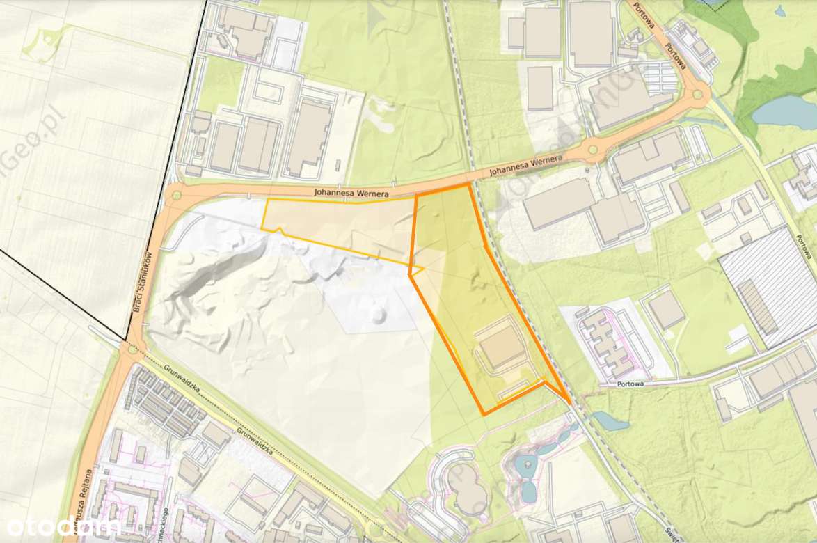 7 HA DZIAŁKI INWESTYCYJNEJ Z HALĄ MAGAZYNOWO-BIUROWĄ-1