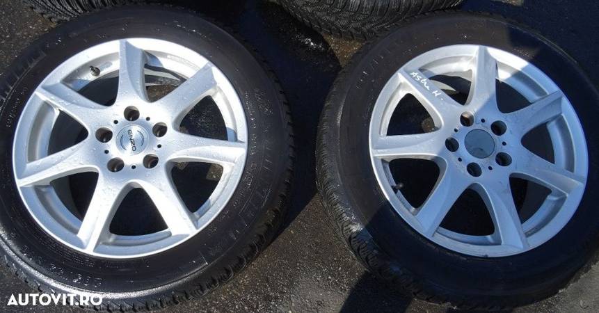 Jante aliaj R16 Opel Astra H 6.5Jx16H2 cu cauciuc 205/55 R16 - 2