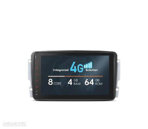 AUTO RÁDIO GPS ANDROID 12 PARA MERCEDES W168 C W203 CLK W209 G W463 VITO VIANO W639 - 1