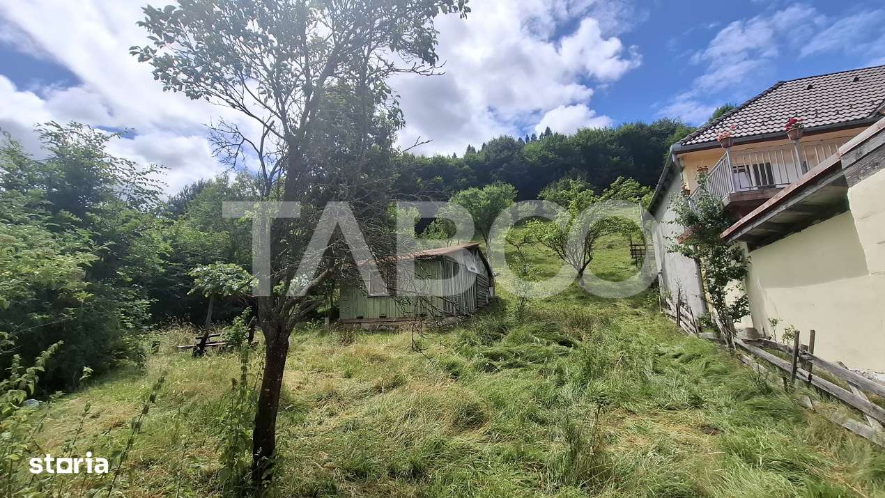 Teren 2500 mp la drum pe Valea Stezii Curmatura Rasinari - Imagine principală: 5/8