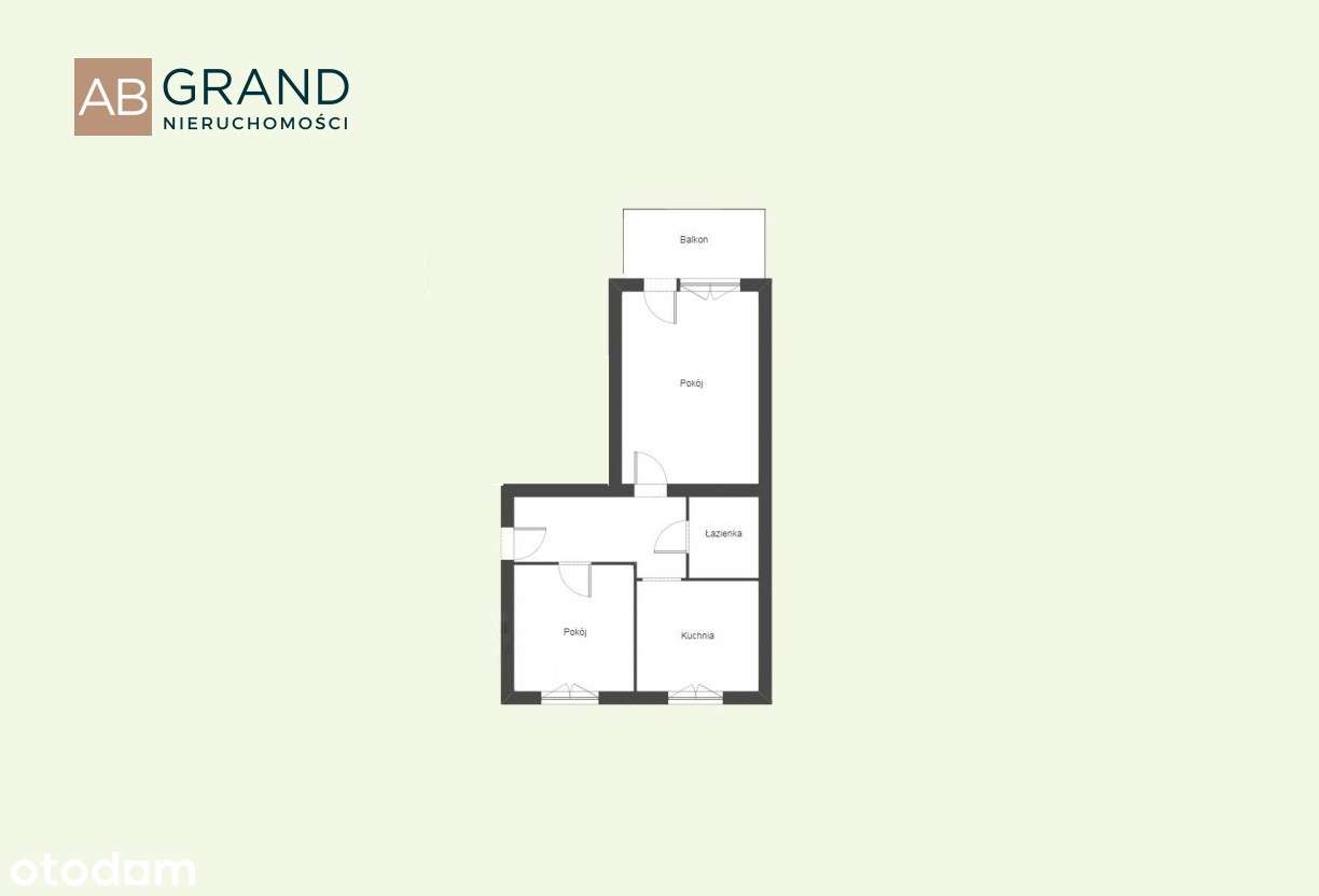 3 Maja | 42mkw | IVp | 2 pokoje | cegła 97r-7