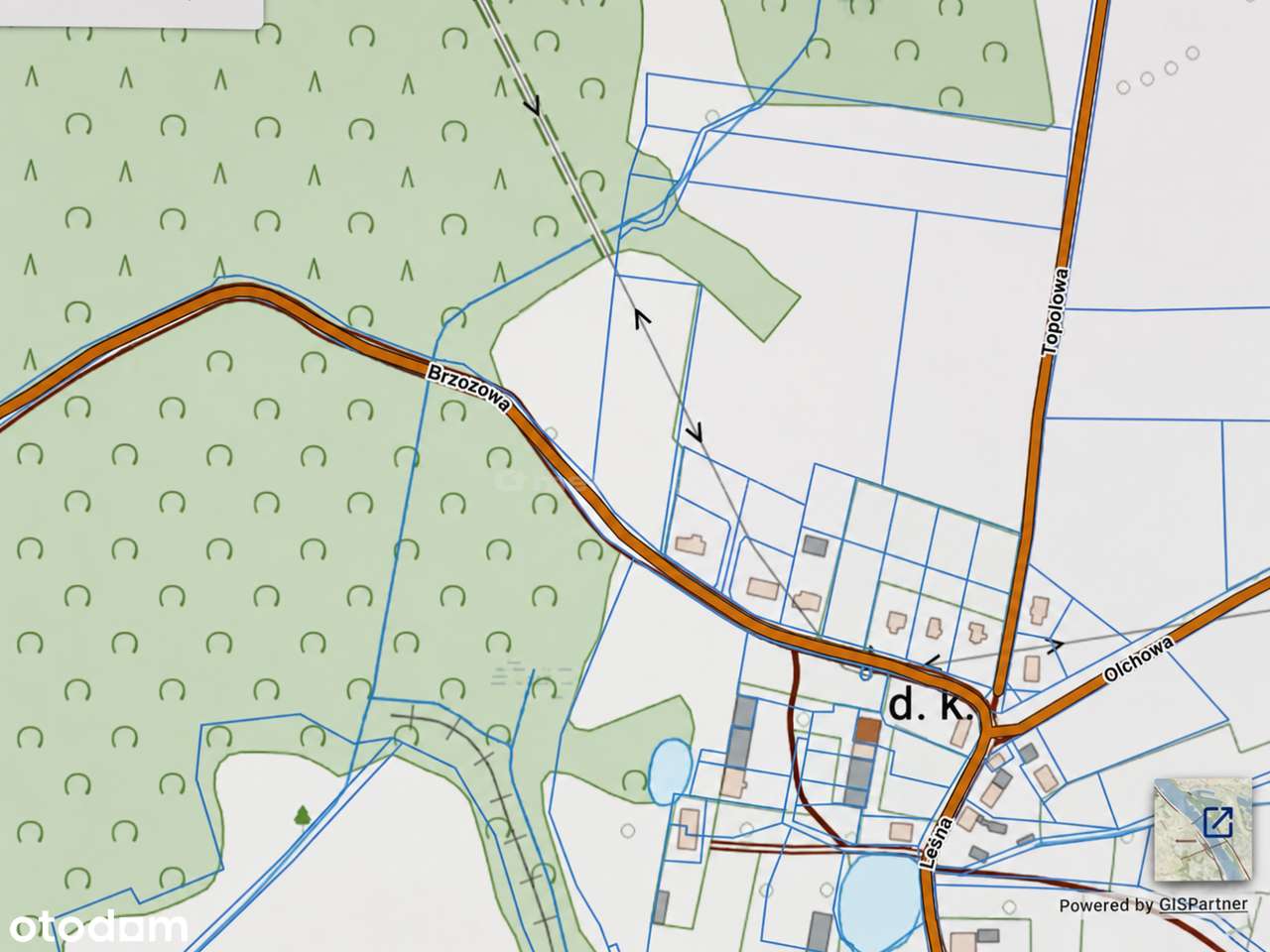 Kryształowice/Sobótka, działka w sąsiedztwie lasu.-3