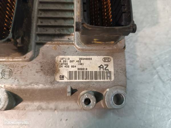 CENTRALINA DO MOTOR OPEL AGILA 1.0i Z10XE 0261207422 24456864 - 2