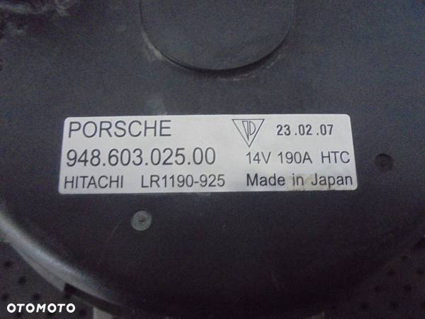 PORSCHE CAYENNE ALTERNATOR 4,8 V8 2008r - 3