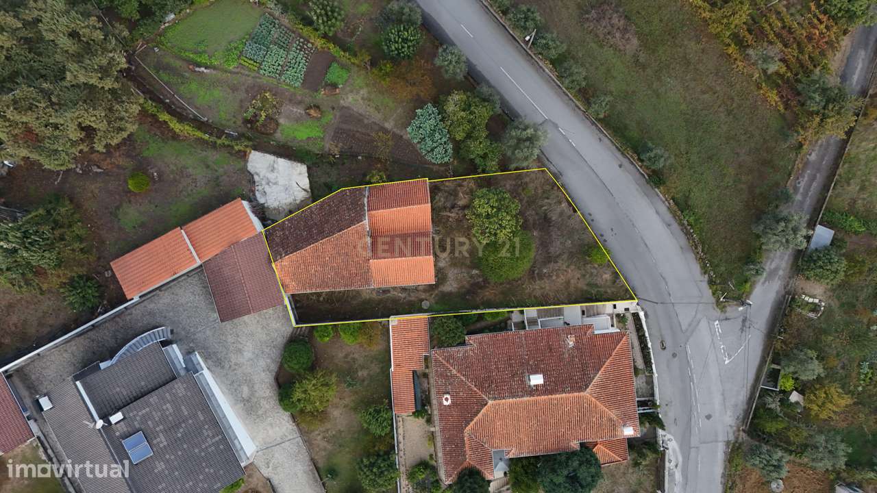 Construção em pedra com terreno em Cabanões - Viseu-7