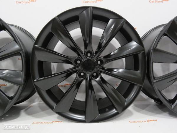 Jantes Look Tesla Model S 21 x 8.5 et 40 + 9 et 40 5x120 - 1