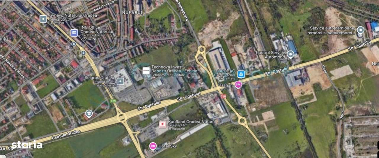 Gaminvest Teren de inchiriat, Centura-Nufarul, Oradea, Bihor, A2395B - Imagine principală: 1/1