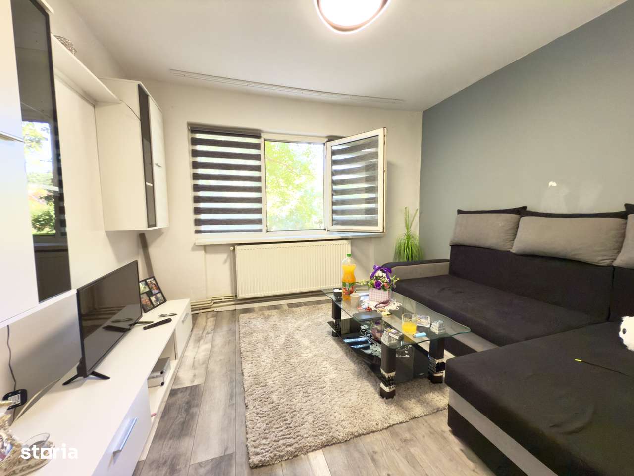 Ap. 2 camere , amenajat , centrala pe gaz, parter - Lunei-9