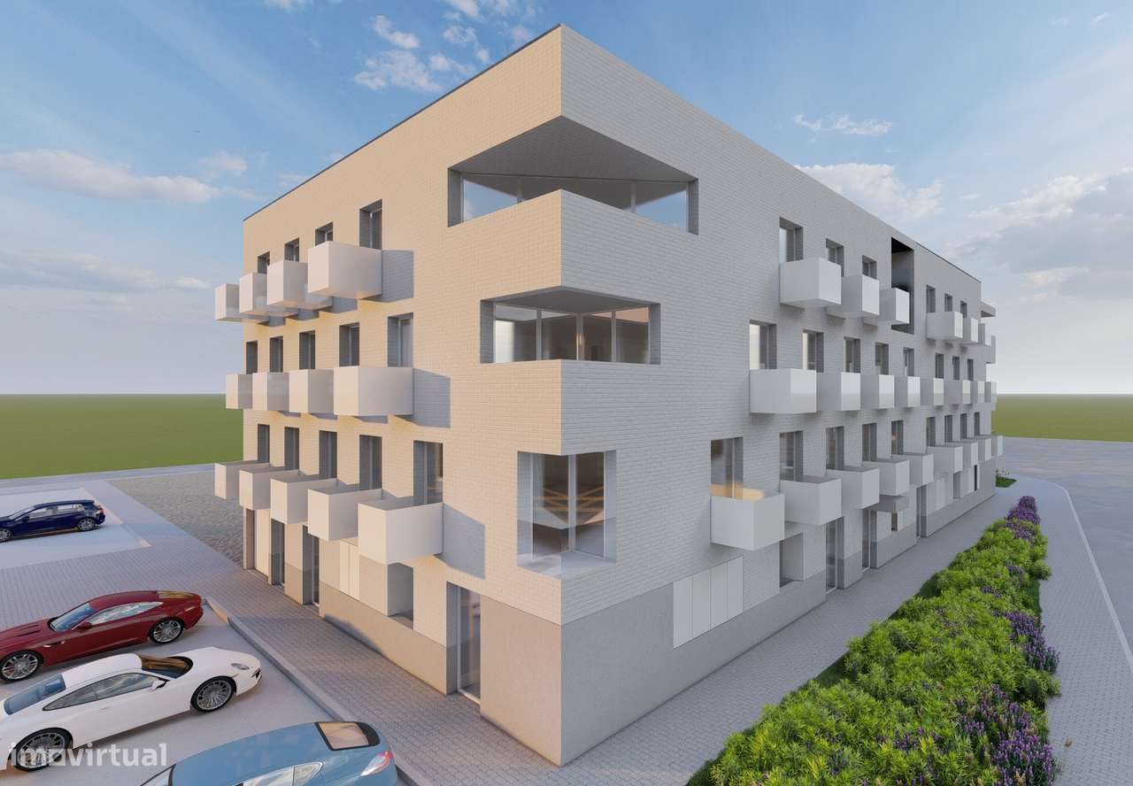 Apartamento T2 novo com piscina e garagem-29