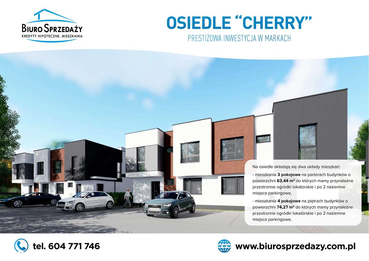 4 POKOJE+OGRÓDEK+2MP+BALKON - wśród ciszy i zieleni - Pełny obrazek: 3/8