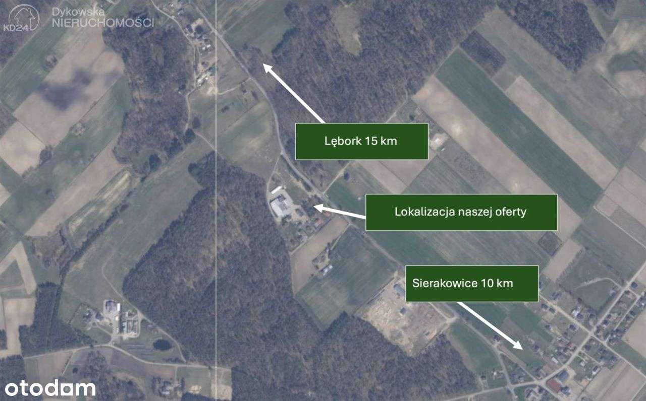 Działki budowlane -przemysłowe. Bukowina k.Lęborka - Pełny obrazek: 4/5