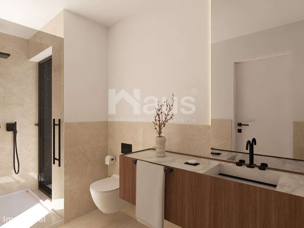 Moradia Geminada T3 com logradouro em fase de construção-21