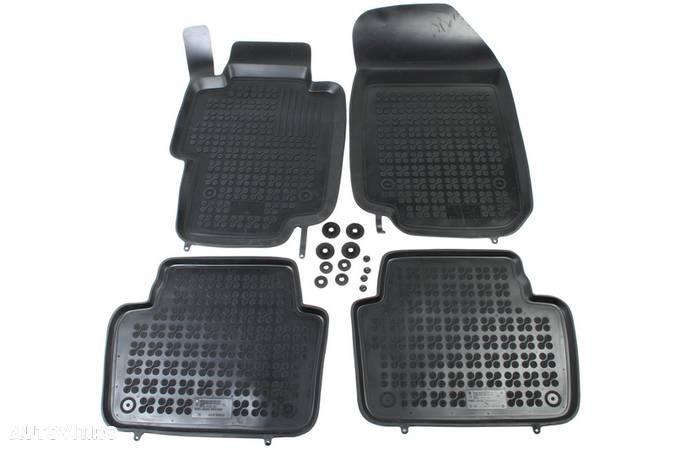 Set covorase auto din cauciuc Honda Accord 2003-2008, presuri tip tavita marca Rezaw Plast - 1