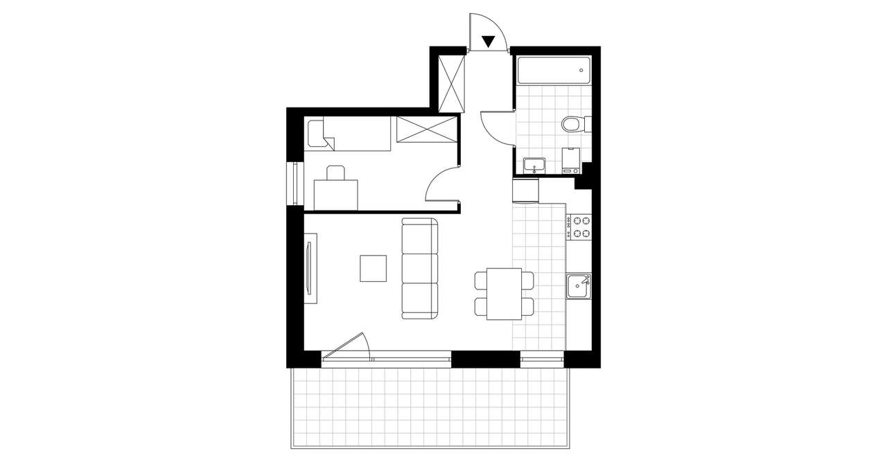 Osada Kamieniec|mieszkanie z dużym ogródkiem| B_M4 - Pełny obrazek: 4/9