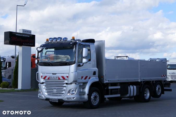 DAF CF 410 / 6X2 / SKRZYNIOWY - 6,5 M / OŚ PODNOSZONA / EURO 6 / Z NIEMIEC / - 1