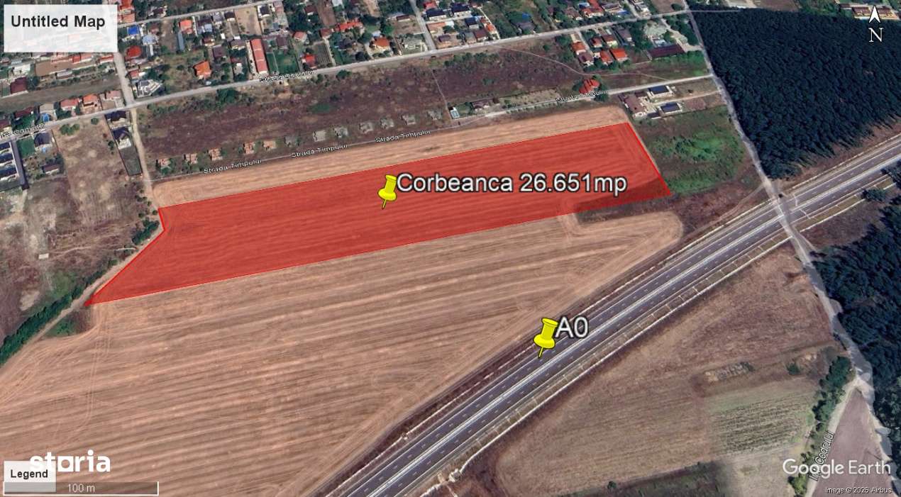 Teren premium rezidential sau industrial 26.651mp Corbeanca – acces-0