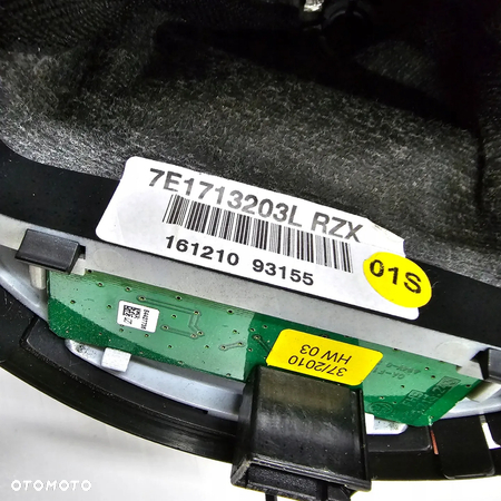 VW T5 LIFT 2.0 TDI DSG mieszek gałka zmiany biegów SKÓRA 7E1713203L - 5