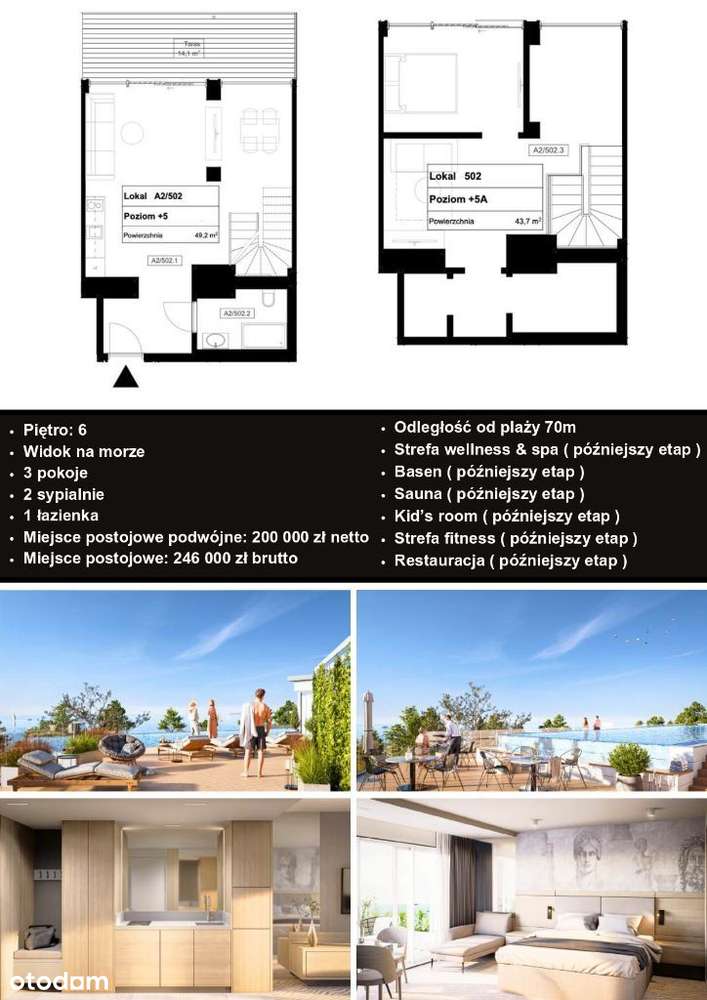 APARTAMENT: Świnoujście | Apollo Resort A2/502-1