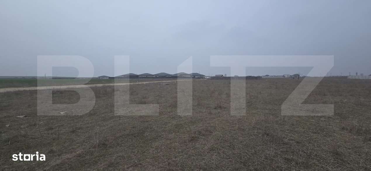 Teren intravilan, 1000 mp, pozitie pe colt, front 39 metri, zona Metro - Imagine principală: 2/3