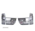 FAROLINS TRASEIROS LED PARA BMW X5 99-03 CROMADO ESCURECIDOS - 4