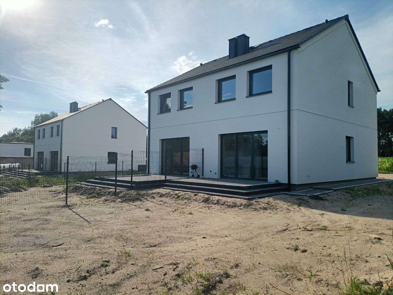 Domy w Czmońcu przy lesie i Warcie, pompa ciepła-3