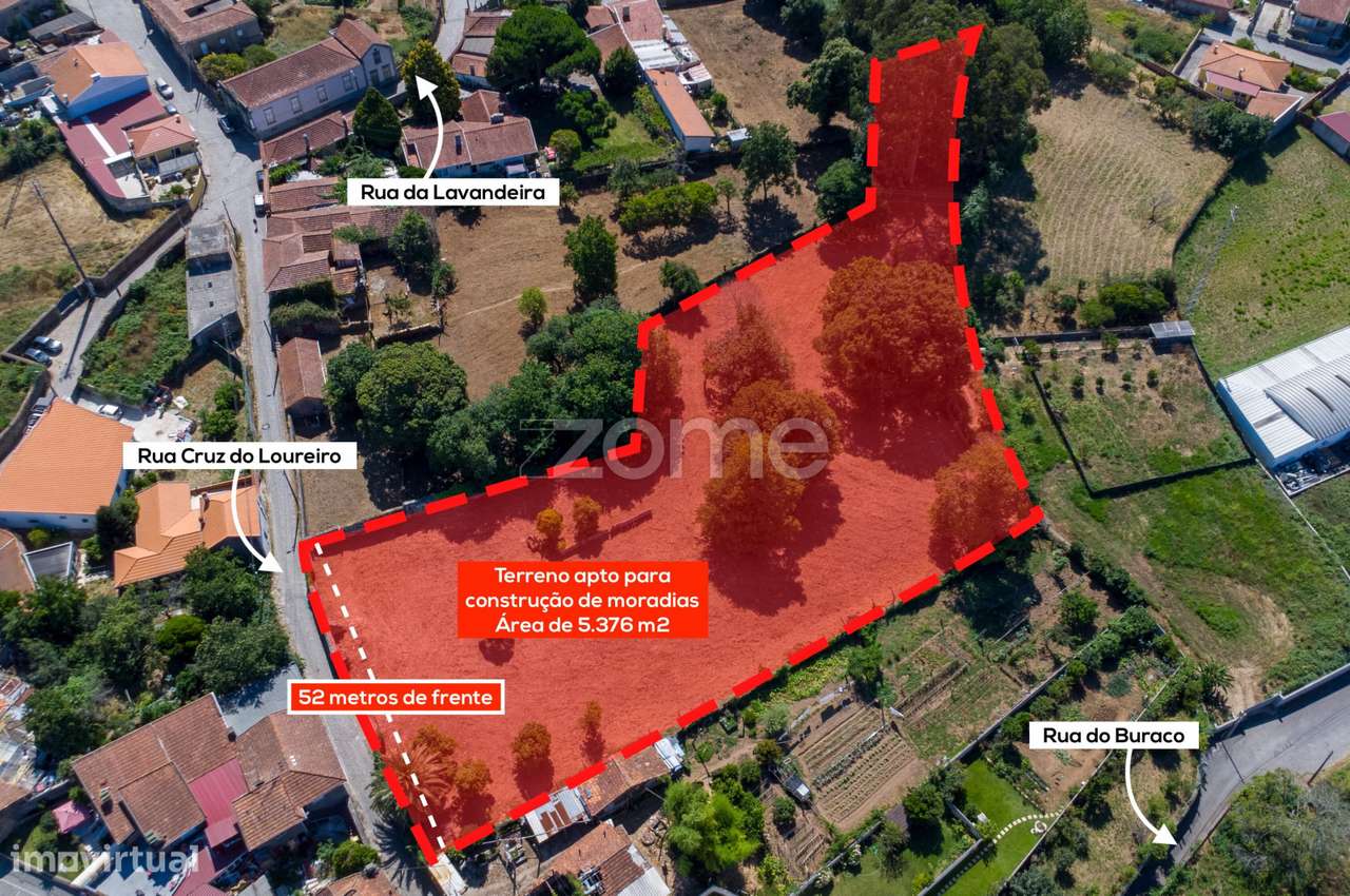 Terreno com 5.300 m2 para construção de moradias - Grijó, V.N. Gaia - Grande imagem: 5/16