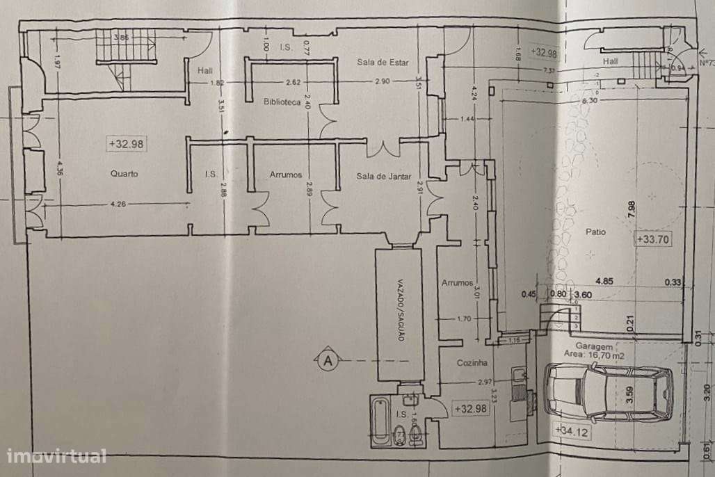 Apartamento T3 com terraço e garagem Avenida da Liberdade-36