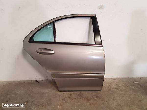 PORTA PORTAS TRASEIRA TRÁS DIREITA MERCEDES BENZ CLASS C W203 SEDAN CARRO A2037300205 2037300205 FECHO ELEVADOR MOTOR PUXADOR VIDRO - 1