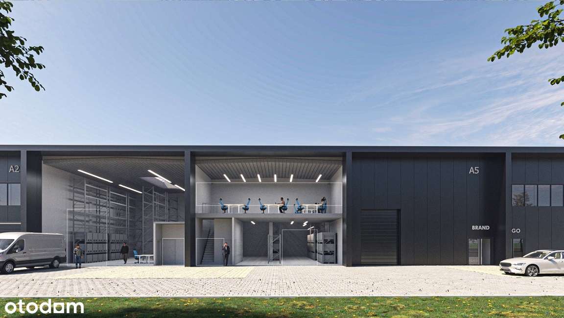 Poznań Kotowo nowoczesny obiekt produk.-magazyn-biuro 280m2-O PROWIZJI