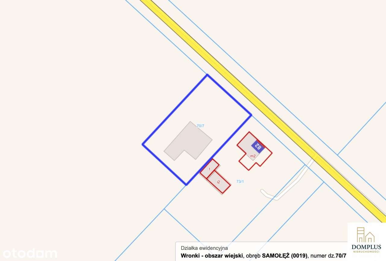 Działka budowkana 1165 m2 Samołęż.-4