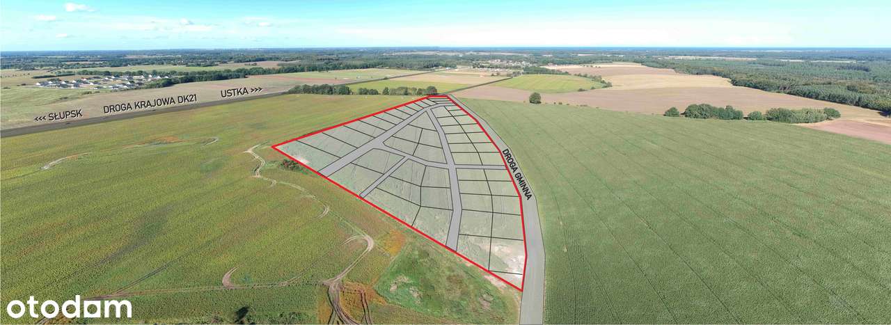KOMPLEKS 50 DZIAŁEK BUDOWLANYCH – WŁYNKOWO  K. SŁUPSKA I USTKI - Pełny obrazek: 1/6