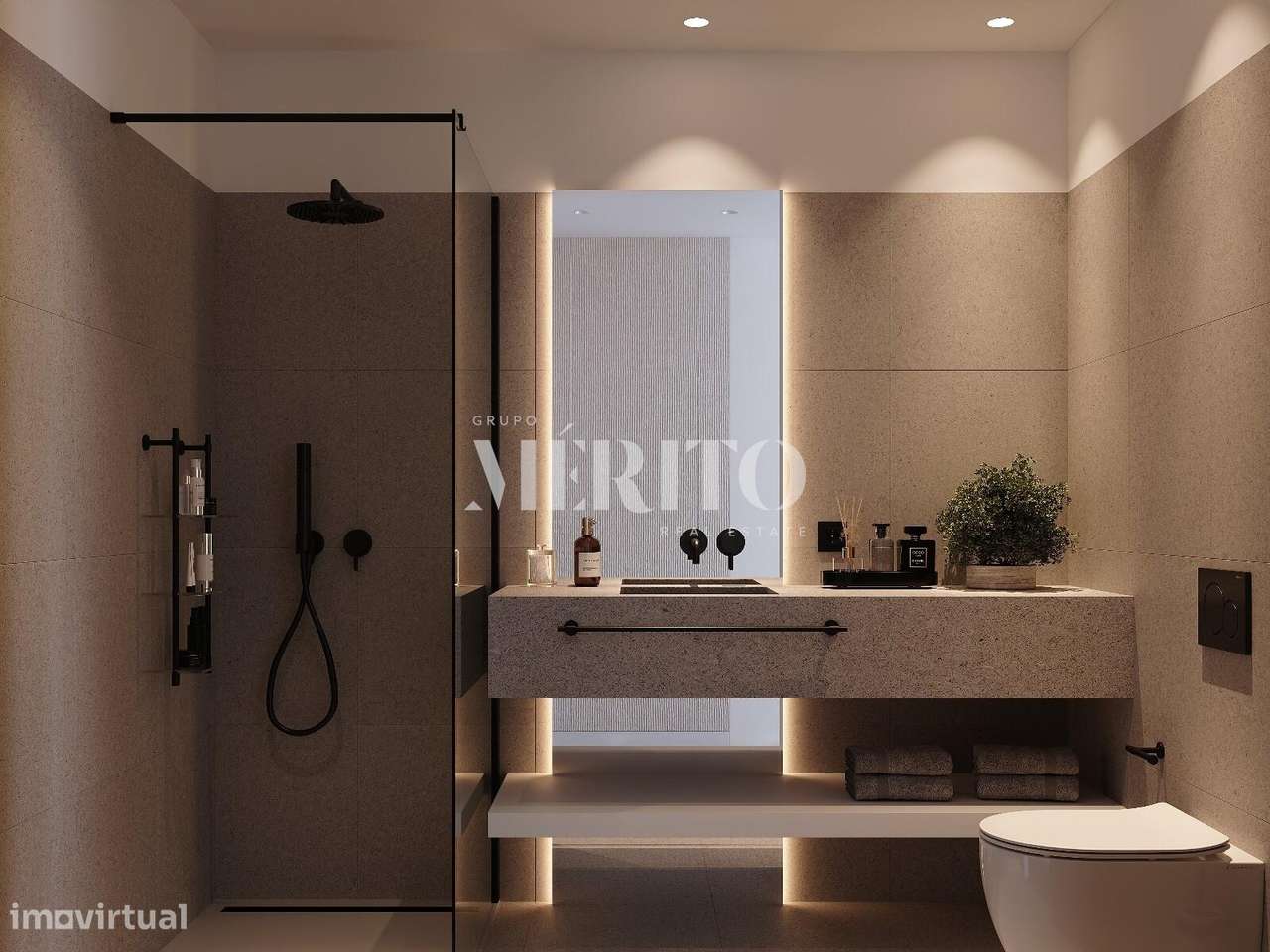 Apartamento T2 Novo com Terraço junto ao cento da cidade de Braga - Grande imagem: 3/18