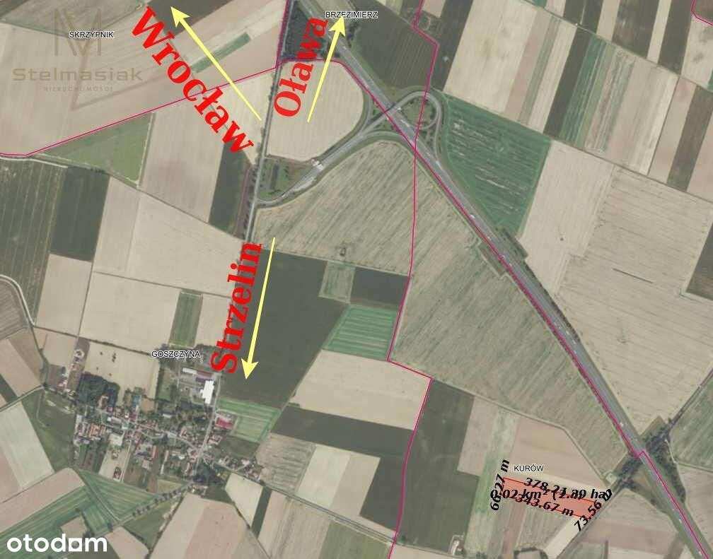 Działka usługowa 2,4 h obok zjazdu z autostrady A4 - Pełny obrazek: 4/6
