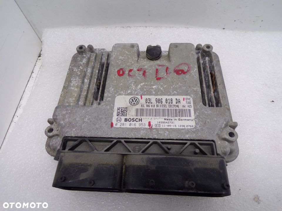 STEROWNIK ECU SILNIKA SKODA OCTAVIA II 2 2.0 ORG - 1