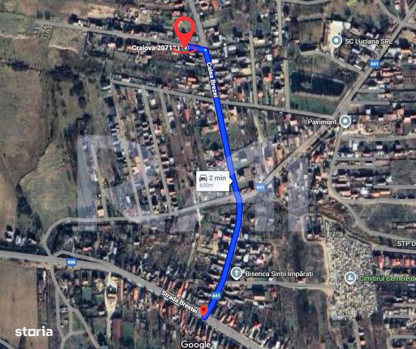 Cartier privat | Teren 400 mp | 130 euro/mp | langa Colosseum |Cernele - Imagine principală: 4/6