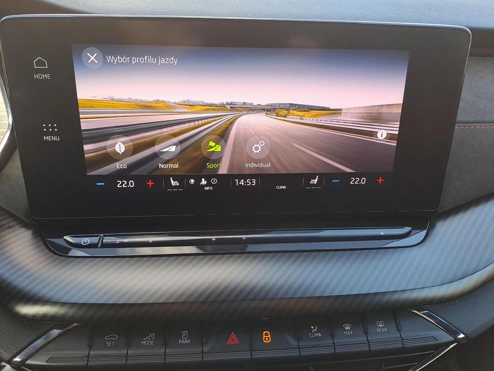 SKODA OCTAVIA RS Selection 245KM DSG Virtual Salon PL 1 właściciel ASO VAT23%