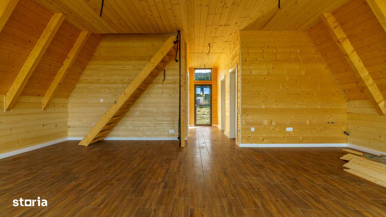 Cabana A-Frame, finisata, Smida, comosion 0%-5