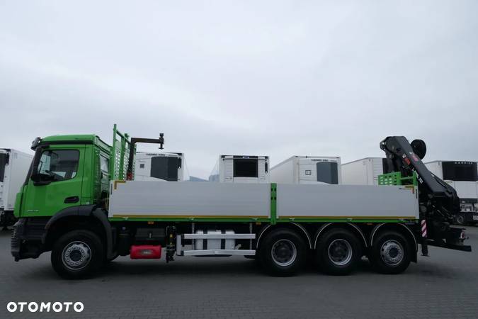 Mercedes-Benz AROCS 3240 / 8x4 / SKRZYNIOWY- 7,15 M + HDS HIAB 262 wysów - 16 M /  TRIDEM / OS SKRĘTNA I PODNOSZONA / 2019 ROK - 13