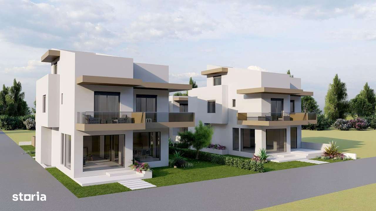 Casă modernă tip duplex în complex rezidențial nou în Grecia-4