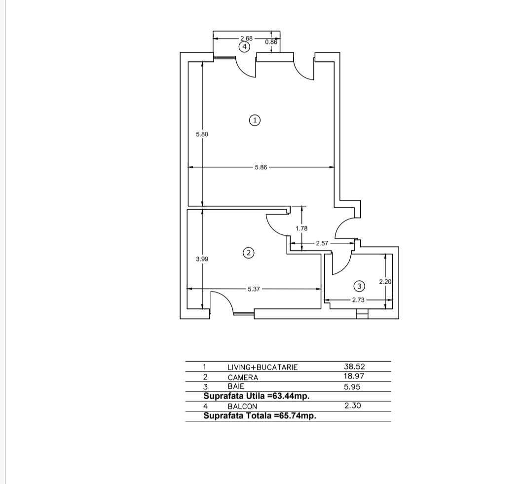 Doua camere, etaj 1/3, imobil nou 2023 - zona Colentina-4