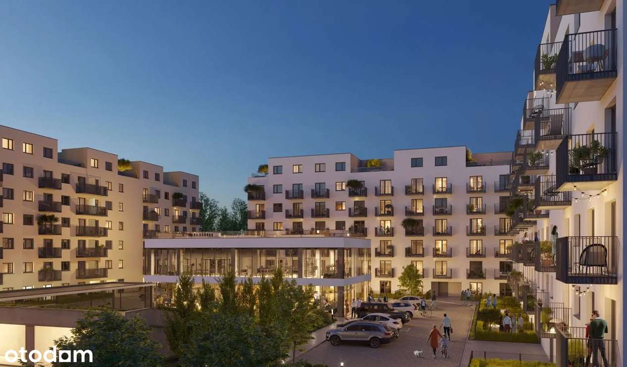 3 pok. APARTAMENT z miejscem post/wysoki standard/2 balkony/PROWIZJA0%-14