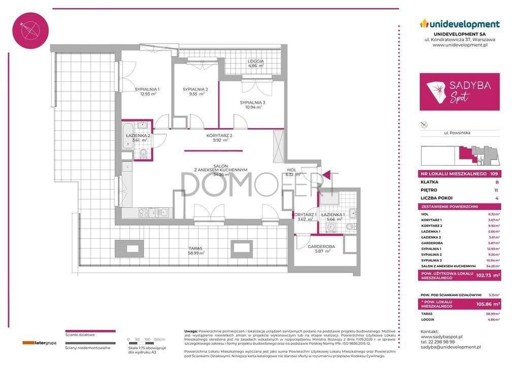 Mieszkanie 105 m2 - Sadyba Spot-1
