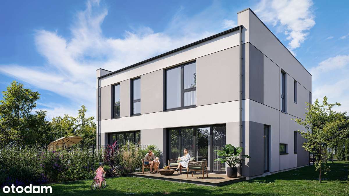 Funkcjonalny bliźniak na zamkniętym osiedlu - DUŻA DZIAŁKA! - Pełny obrazek: 2/9