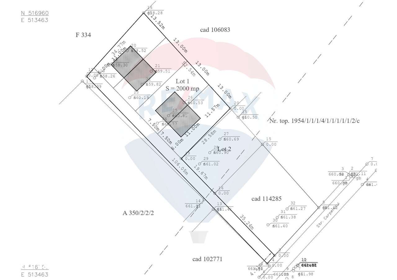 Teren de vânzare – 2.160 mp str. Carpenului/ Bunloc - comision 0 - Imagine principală: 2/5