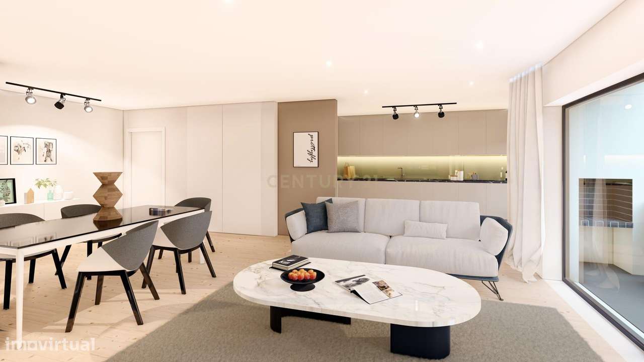 Apartamento Novo com Terraço e Piscina em Nazaré - Grande imagem: 3/16