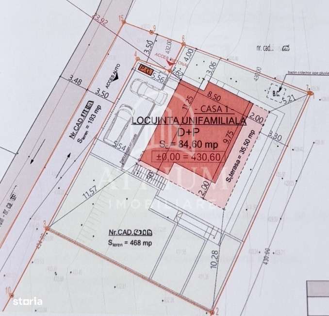 Oportunitate! Teren intravilan autorizat, 468 mp, zona Floresti-1